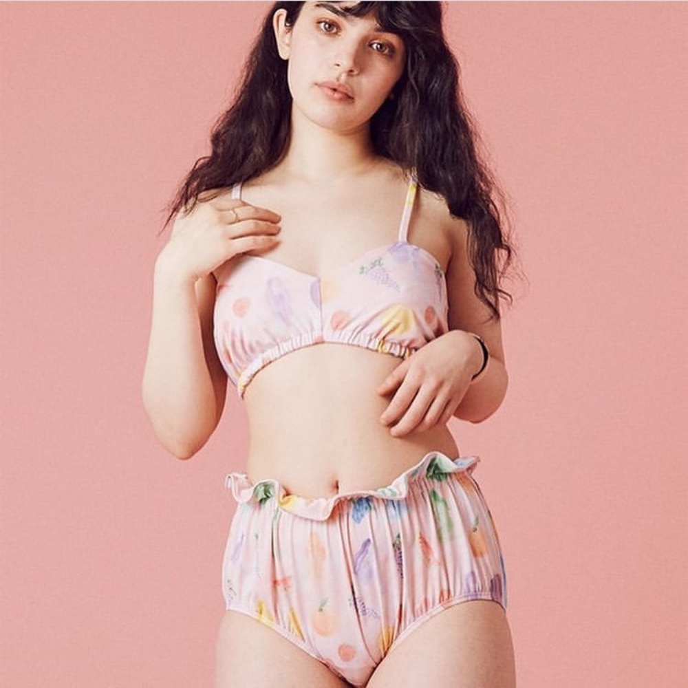 Samantha Pleet Peach Fruit & Fairies Bikini